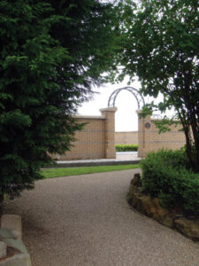 Memorial Garden entrance