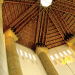 Octagonal centre chapel ceiling