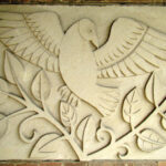 Dove of Peace carving