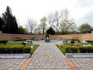 Memorial Garden fountain