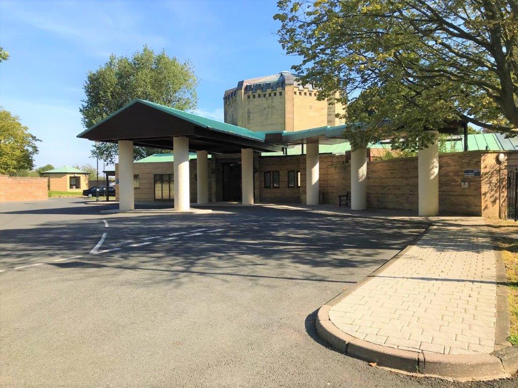 Durham crematorium front