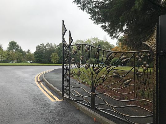 Durham Crematorium gates