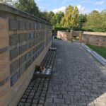 Wall of plaques in Remembrance area