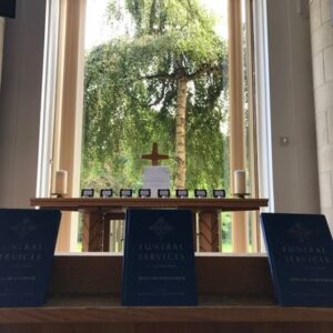 Altar within Durham Crematorium