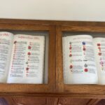 Book of Remembrance sitting within display case