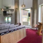 Chapel interior from the front