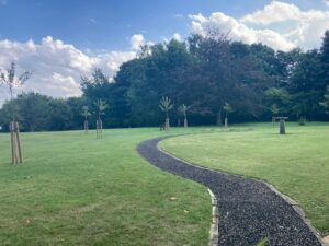 Footpaths leading to Durham Crematorium