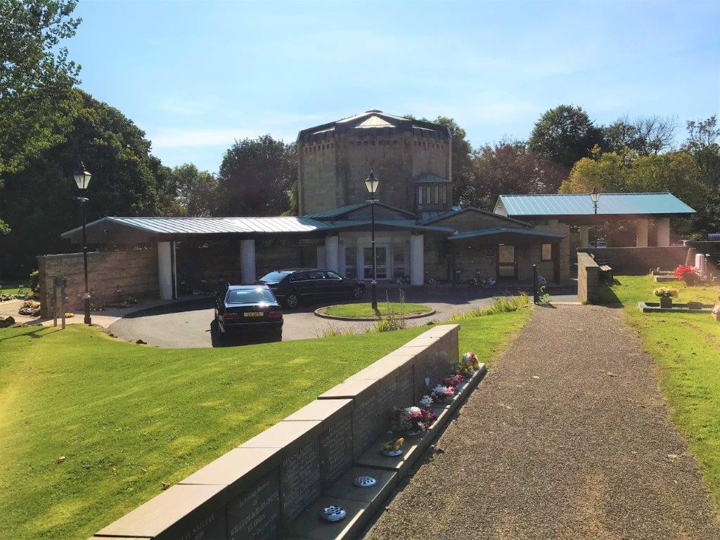 Durham crematorium front